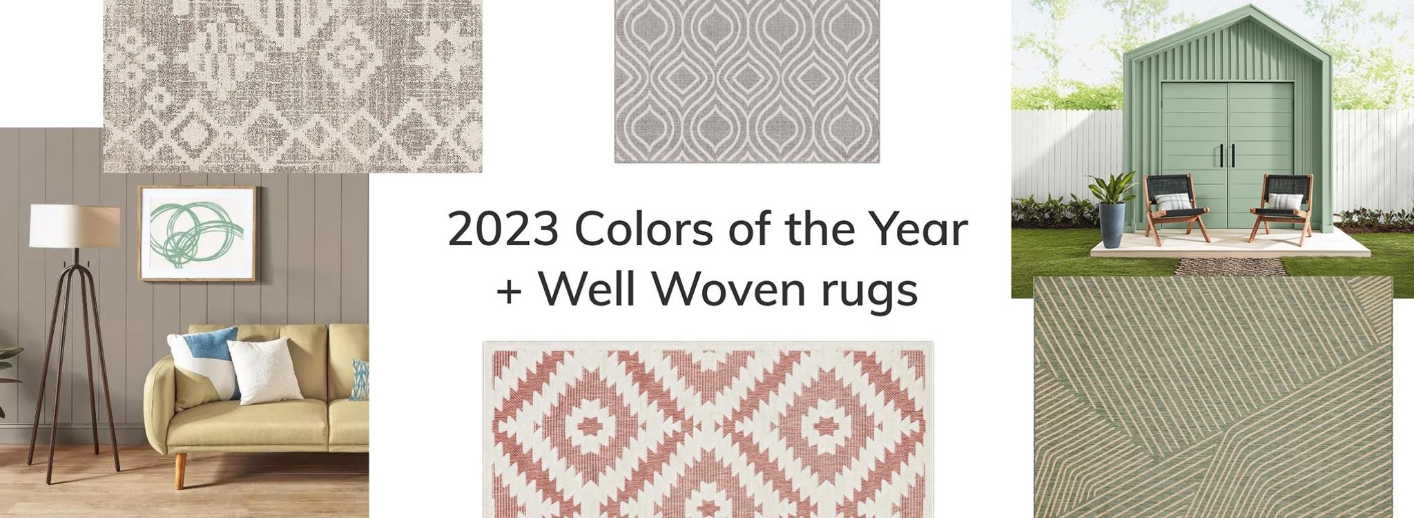 Embracing the 2023 Colors of the Year with Well Woven Rugs - Well Woven