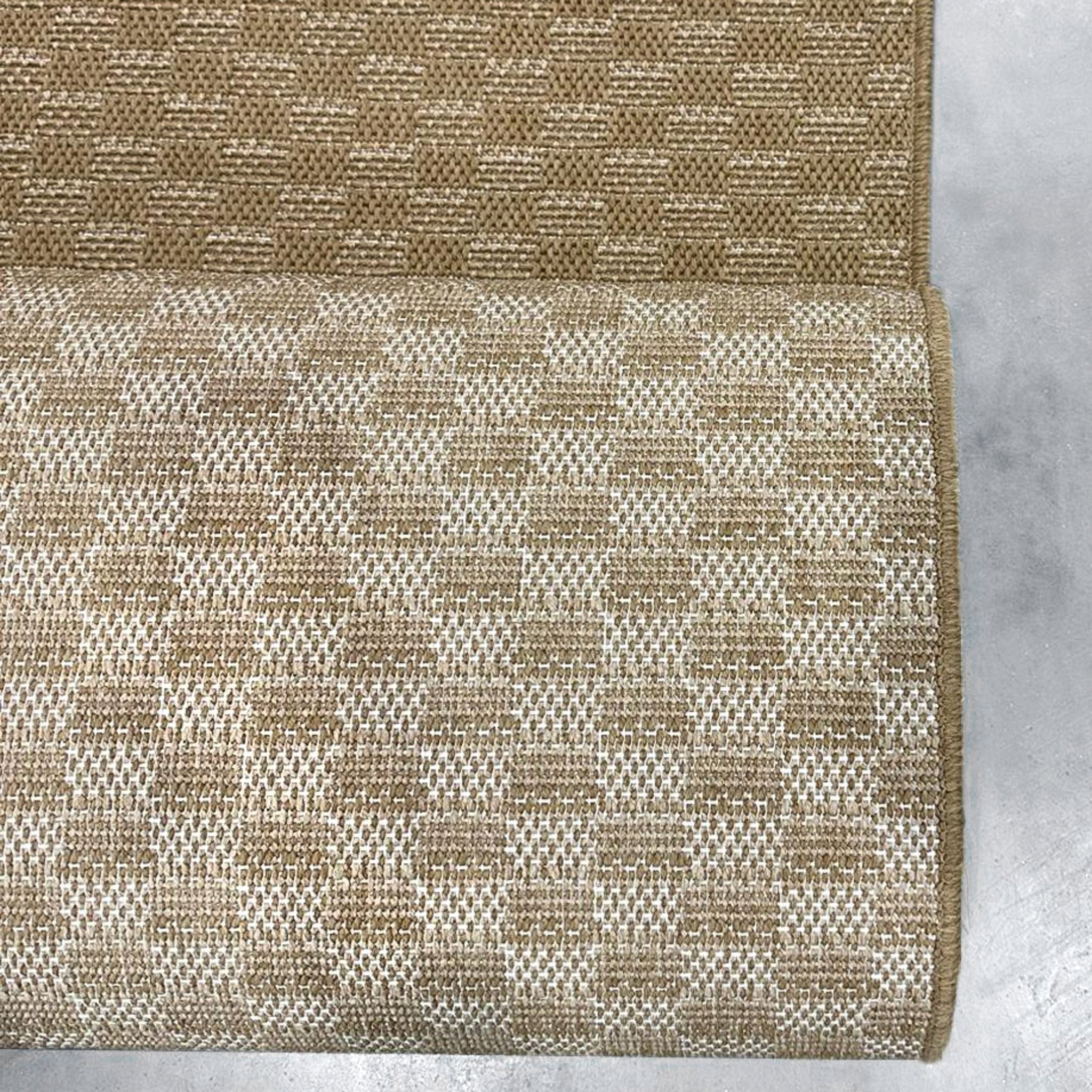 Alto Textures Custom Size Indoor/Outdoor Runner 27 Inches Width x Choose Your Runner Length - Well Woven - Rug Backing