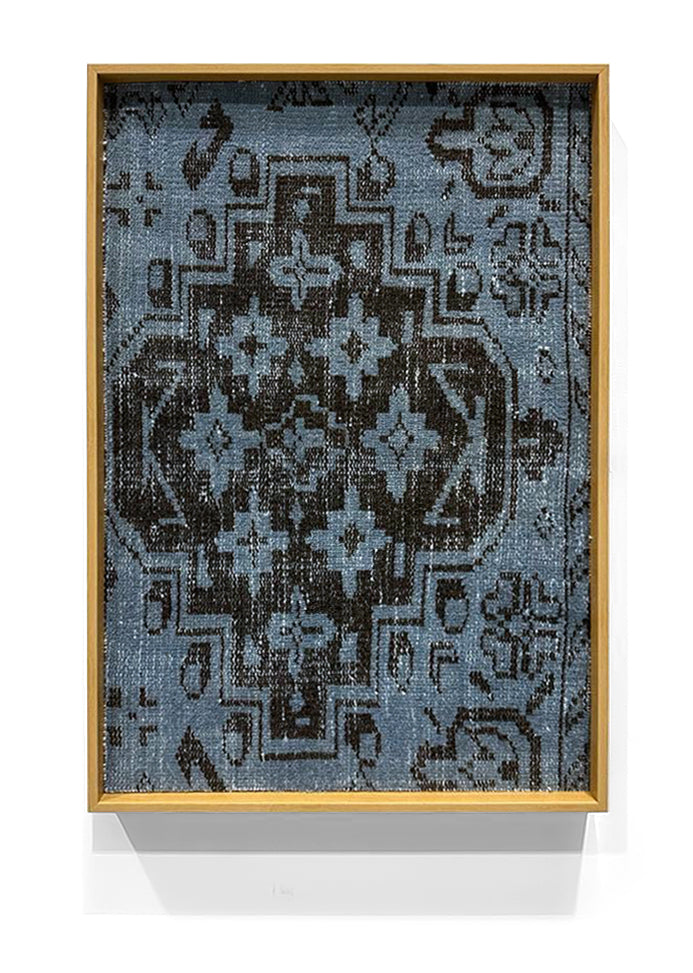 WellArt Bansi sustainable framed textile art on a white background.