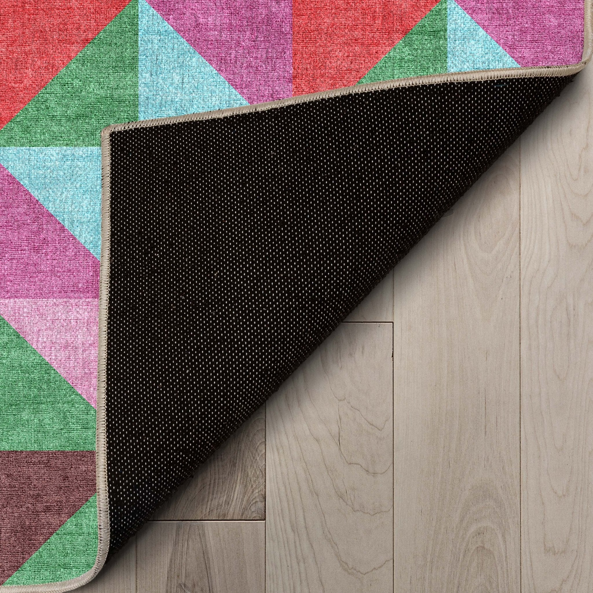 Crayola Modern Tile Geometric Bright Multi Color Area Rug By Well Woven Well Woven