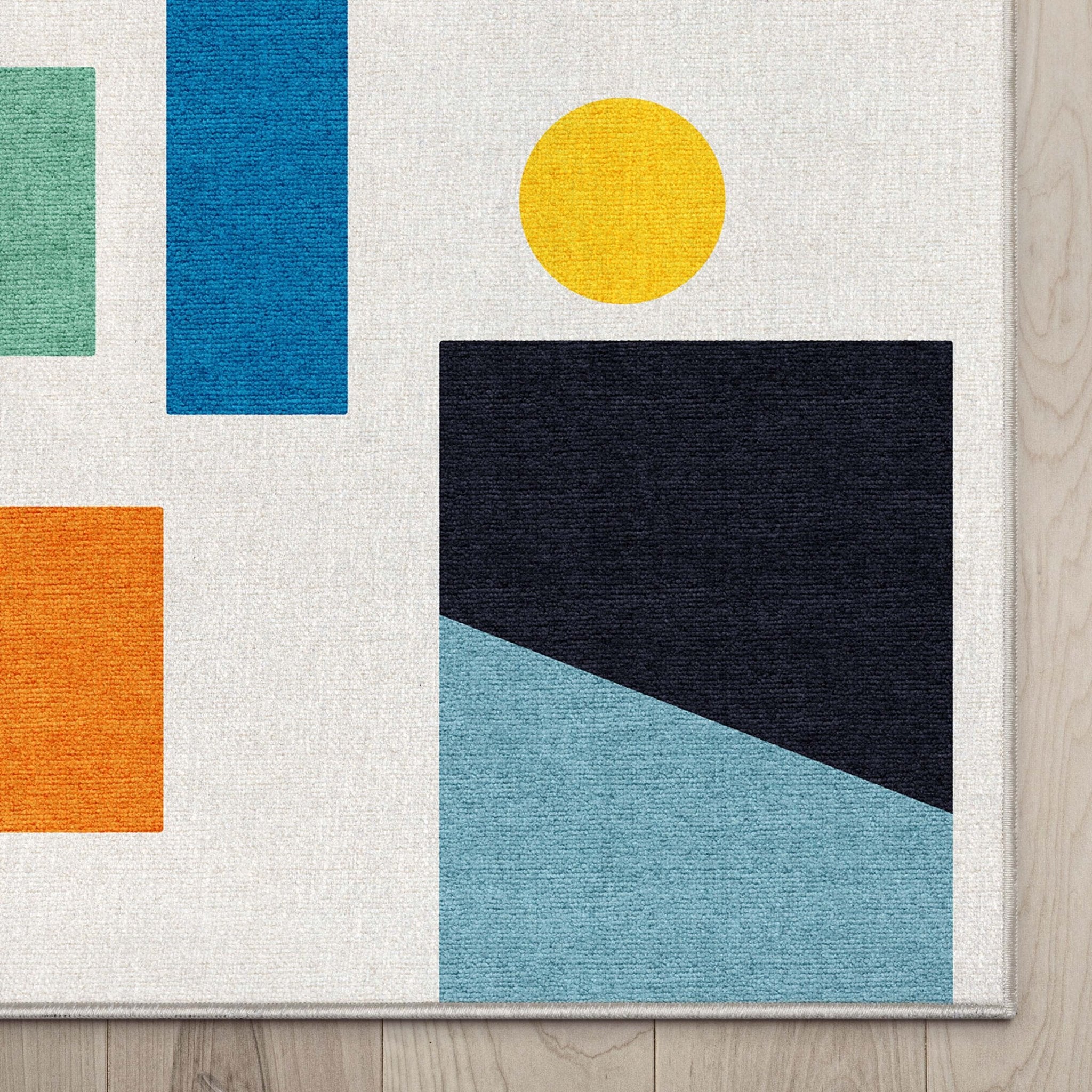 Crayola Modern Abstract Art Color Blast Multi Color Area Rug By Well Woven Well Woven