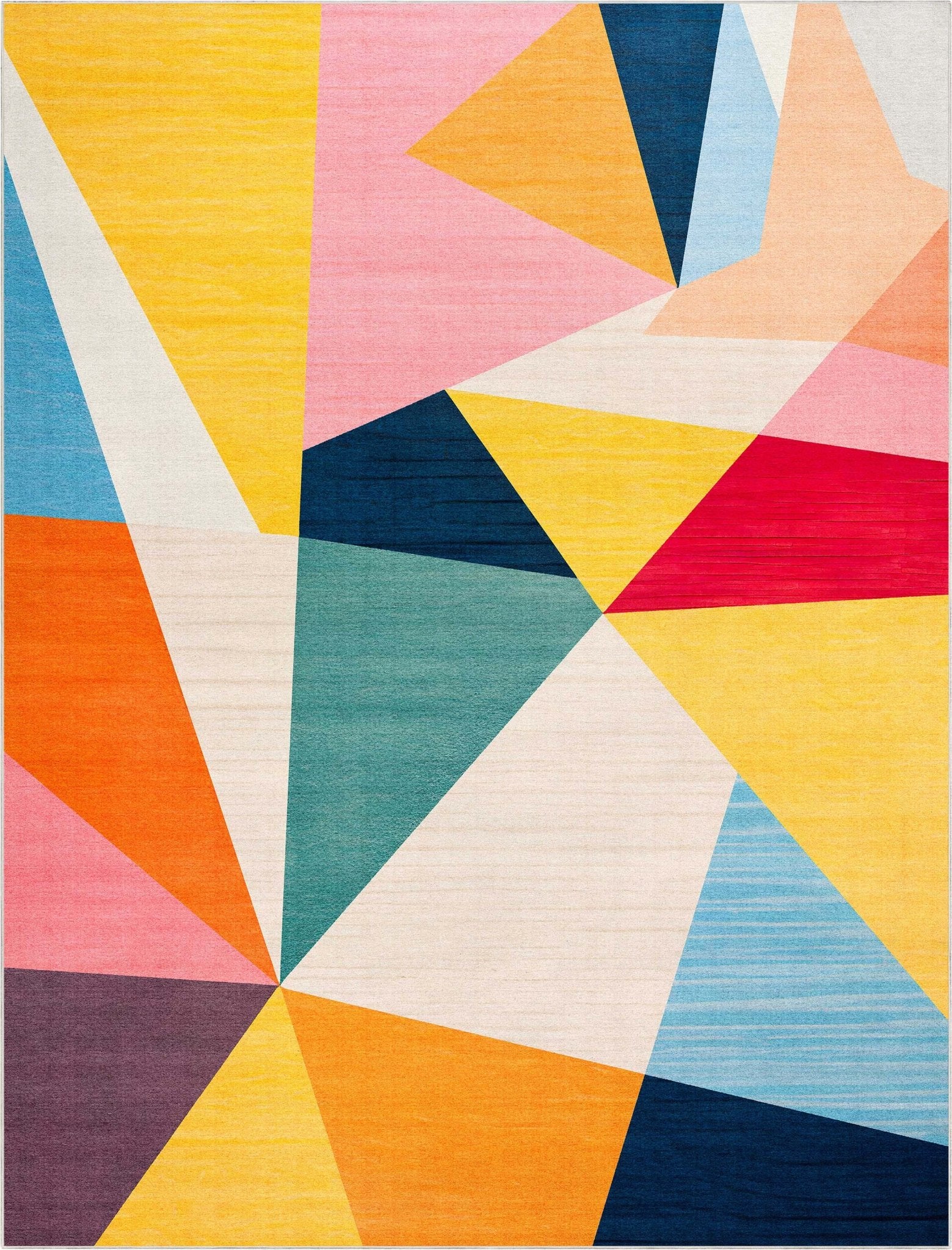 Crayola Modern Modern Shapes Festival Multi Color Area Rug By Well Woven Well Woven