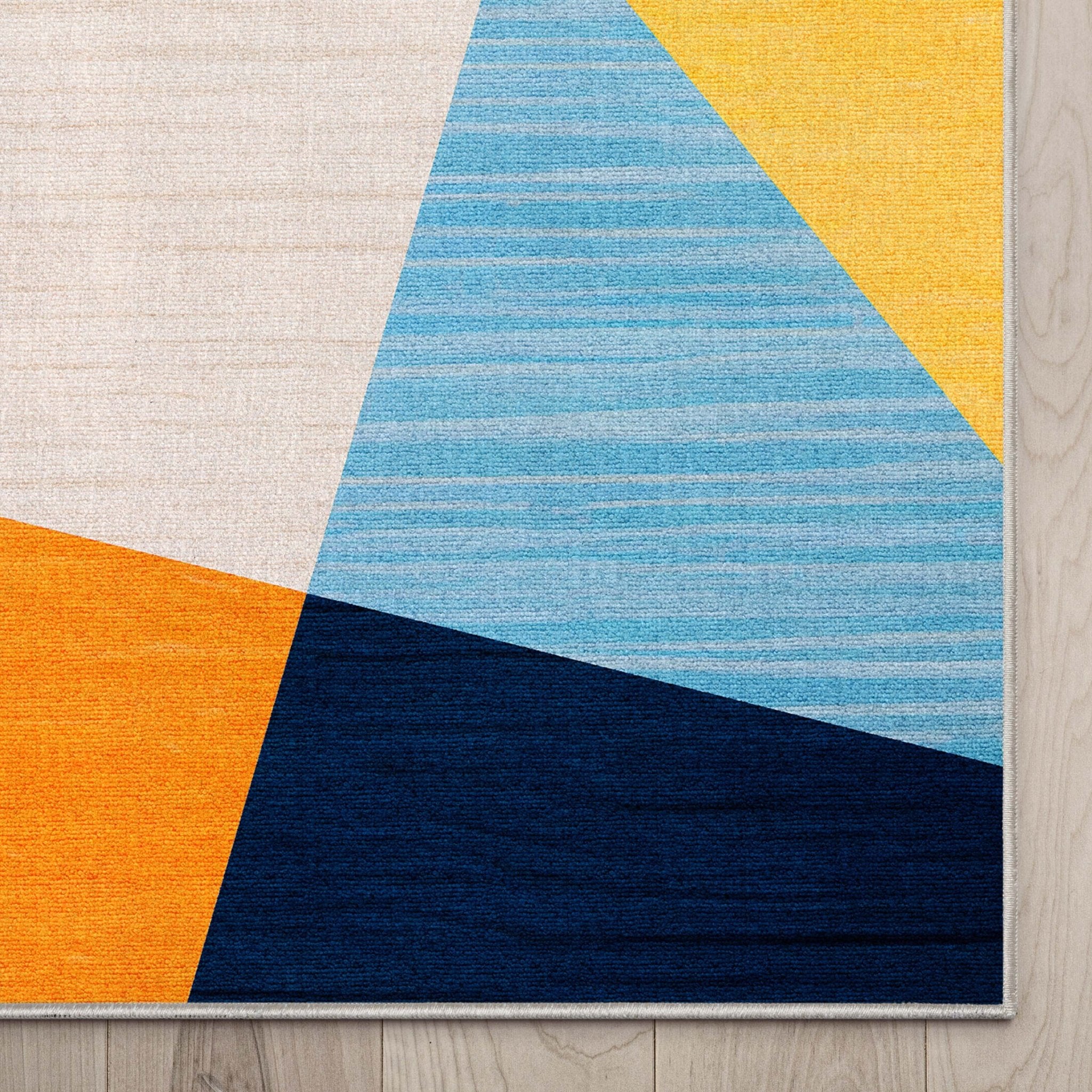 Crayola Modern Modern Shapes Festival Multi Color Area Rug By Well Woven Well Woven