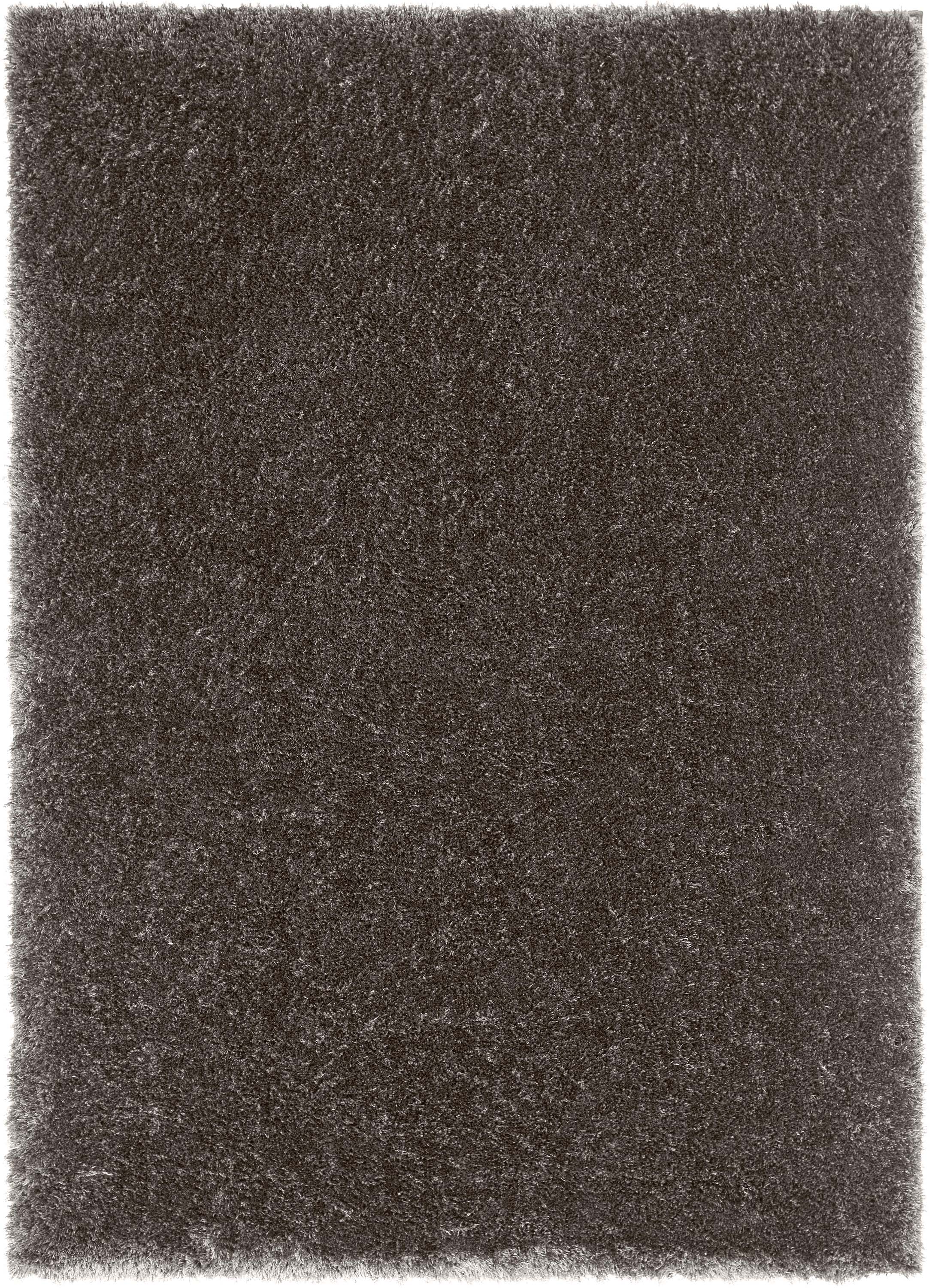 Feather Collection Liza Black Shag Rug – Sparkly, Plush, Minimalist Glam