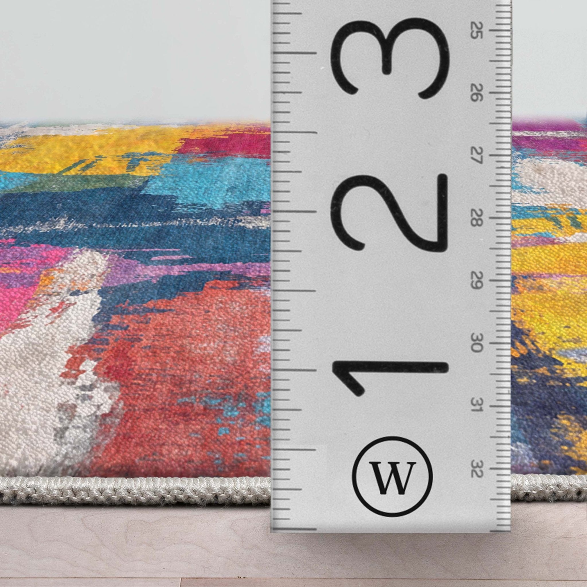 Apollo Marée Abstraite –  Abstract Marble Multicolor Rug Well Woven