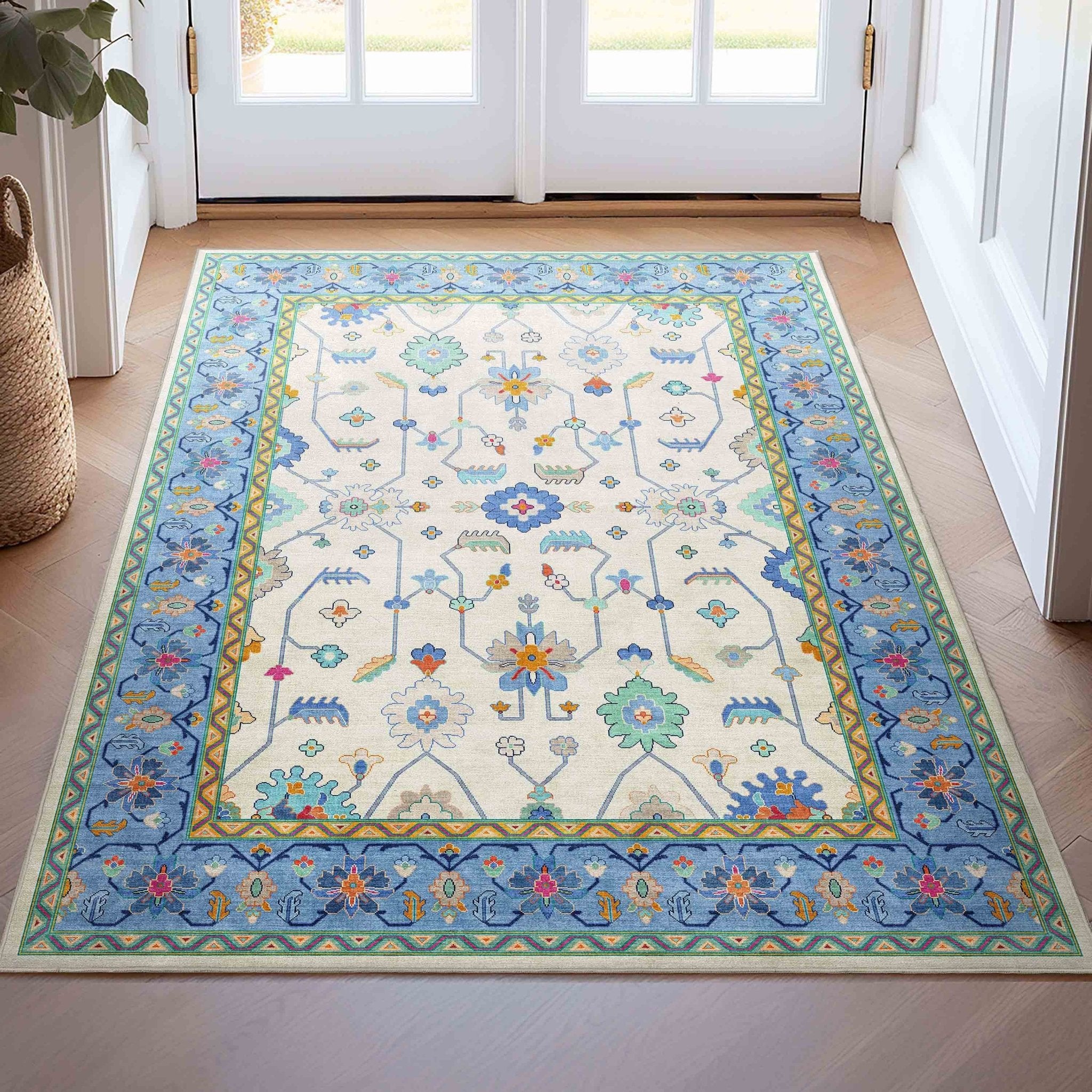 Ivory Blue Multi