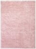 Piper Solid Pink Shag Rug