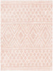Evora Moroccan Diamond Pattern Blush Thick & Soft Shag Rug