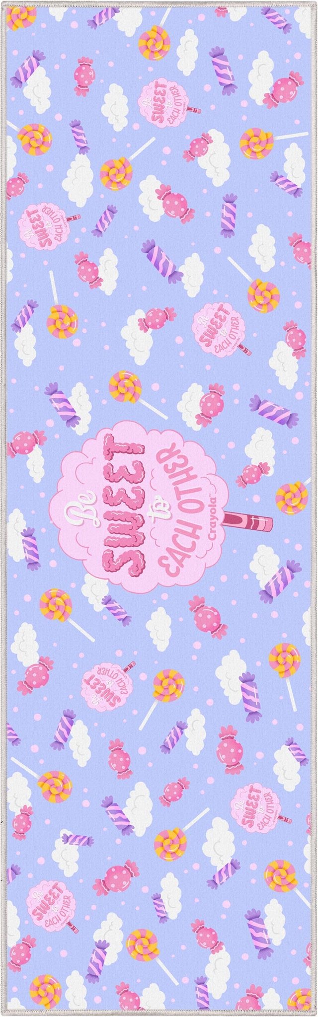 Crayola Be Sweet Lilac Area Rug By Well Woven Well Woven