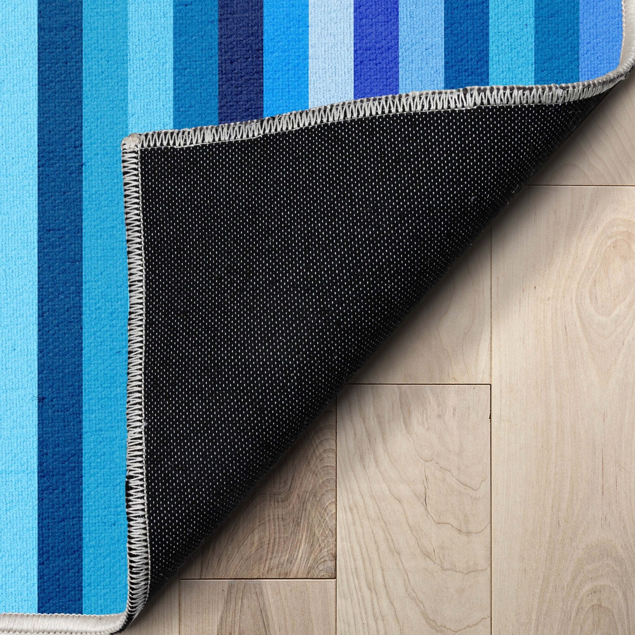 Crayola Stripe Blue Area Rug By Well Woven Well Woven