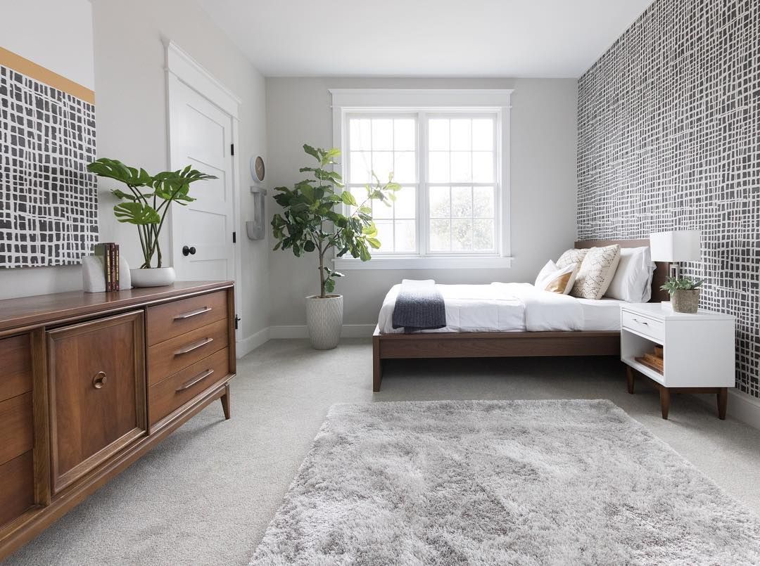 Feather Collection Liza Silver Shag Rug – Sparkly, Plush, Minimalist Glam - Well Woven - In a boys bedroom