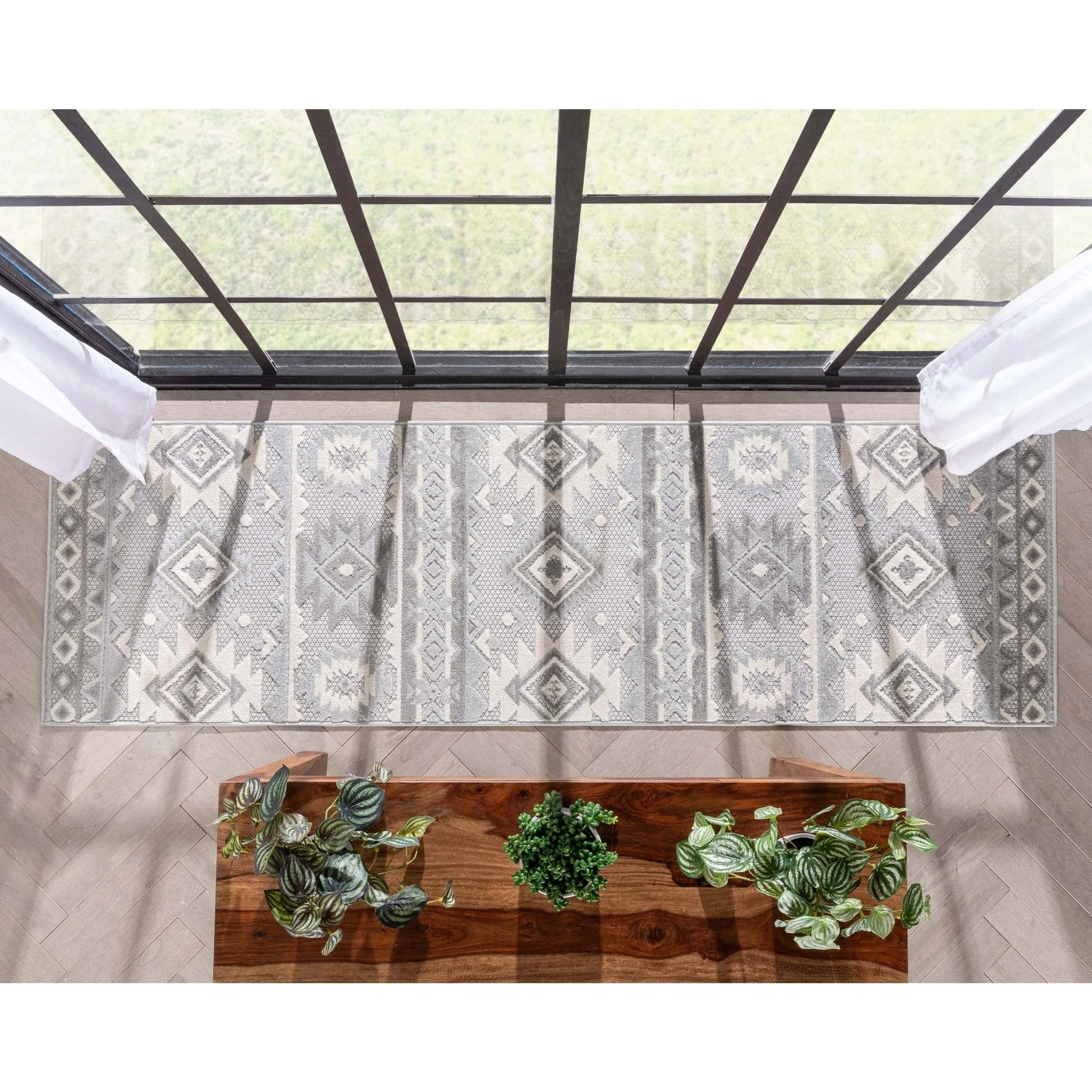Mamba Grey Modern Indoor Outdoor Rug Well Woven