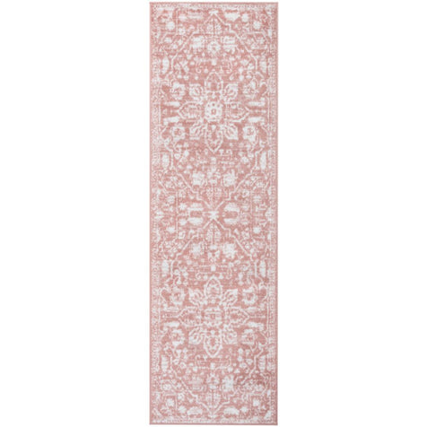 Disa Vintage Medallion Blush Soft Rug By Chill Rugs