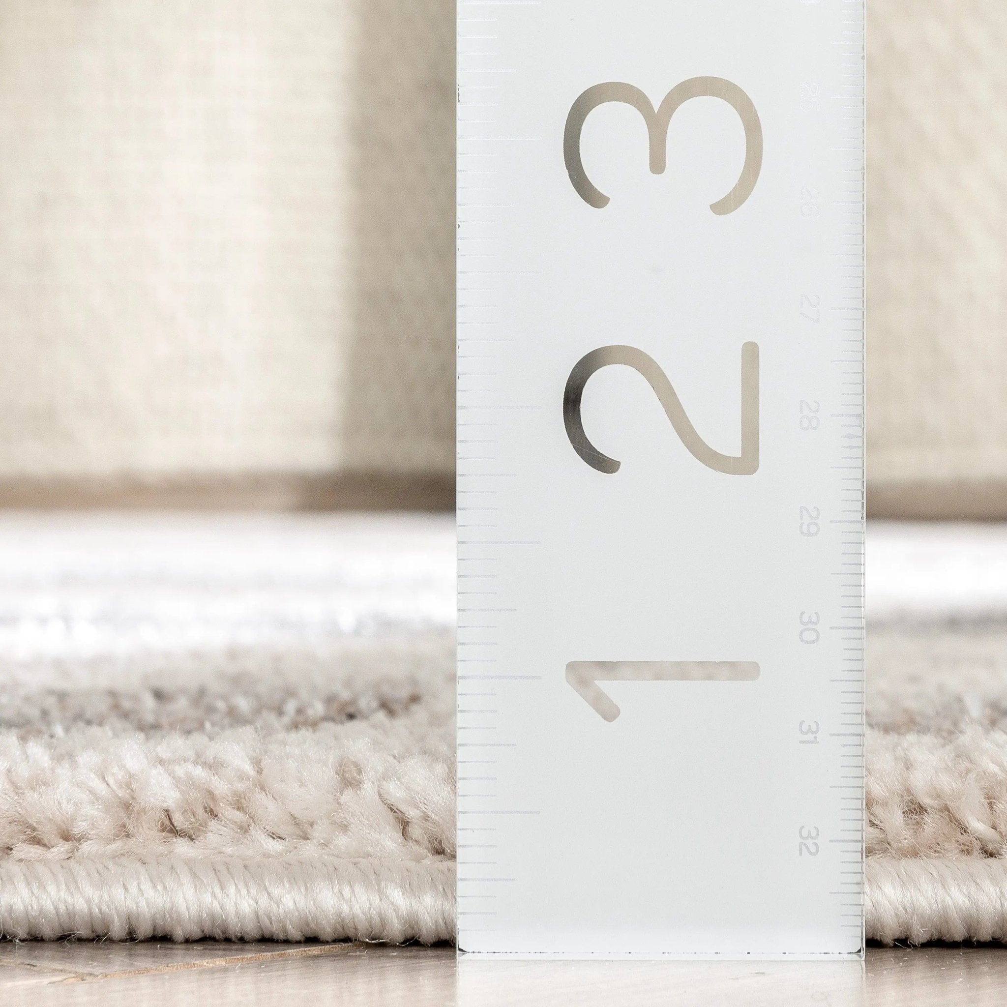 Myra Abstract Leaf Pattern Ivory Vintage Rug Well Woven