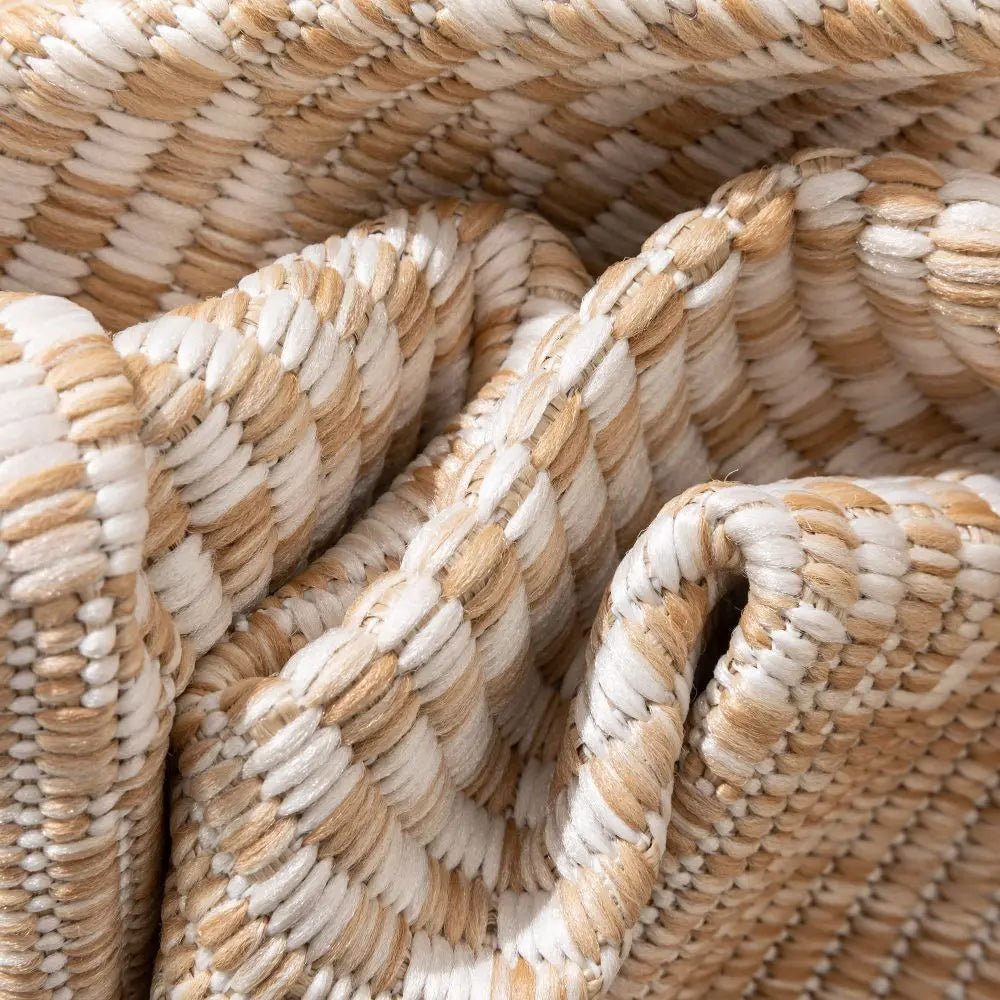 Sol Nordic Lattice Trellis Indoor Outdoor Beige Flatweave Rug Well Woven