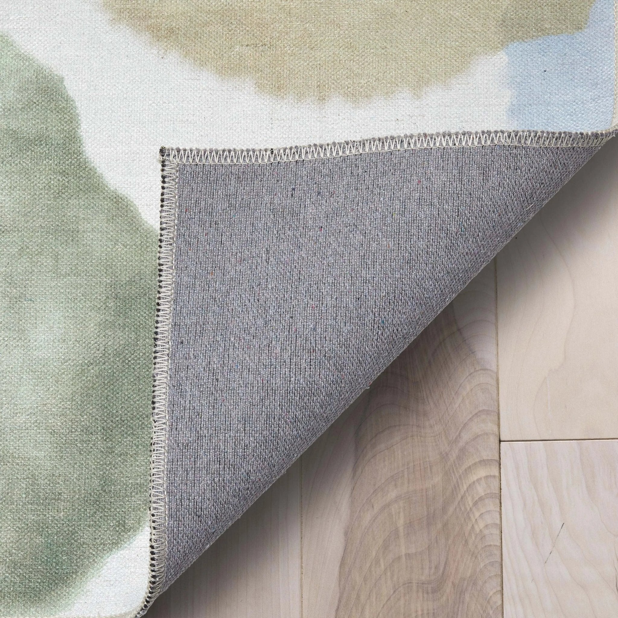 Watercolor Dot Modern Multi Color Area Flat-Weave Rug Well Woven