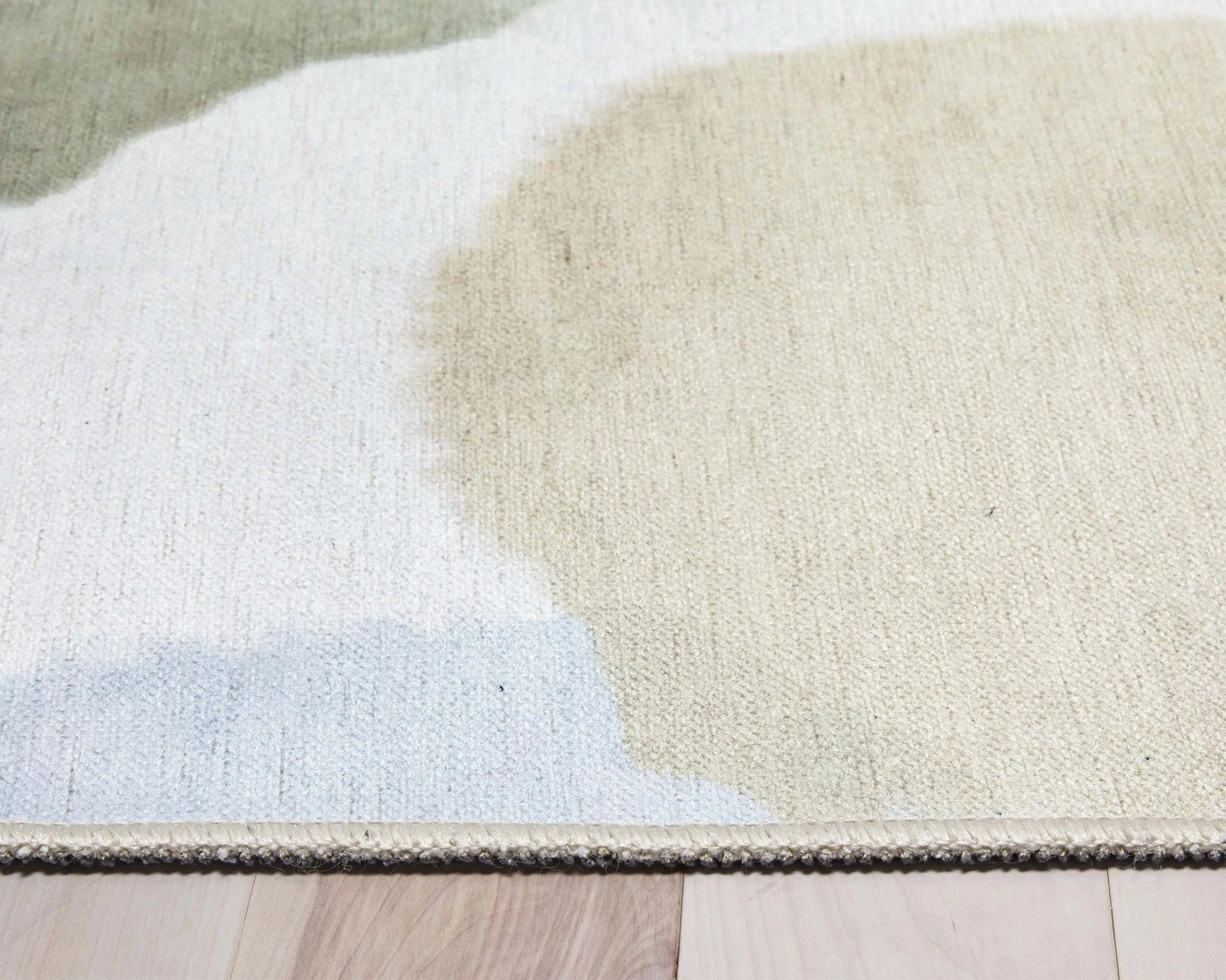 Watercolor Dot Modern Multi Color Area Flat-Weave Rug Well Woven