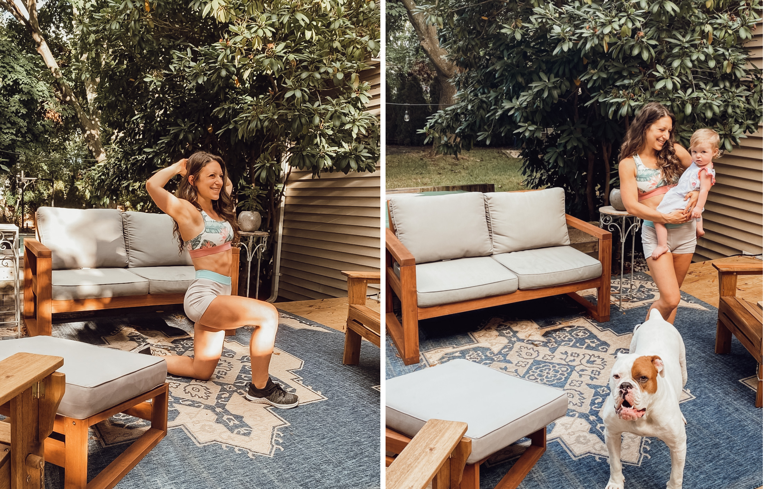 At Home With Melanie Woods + Exercises for Busy Moms