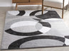 Bingo Grey Geometric Rug