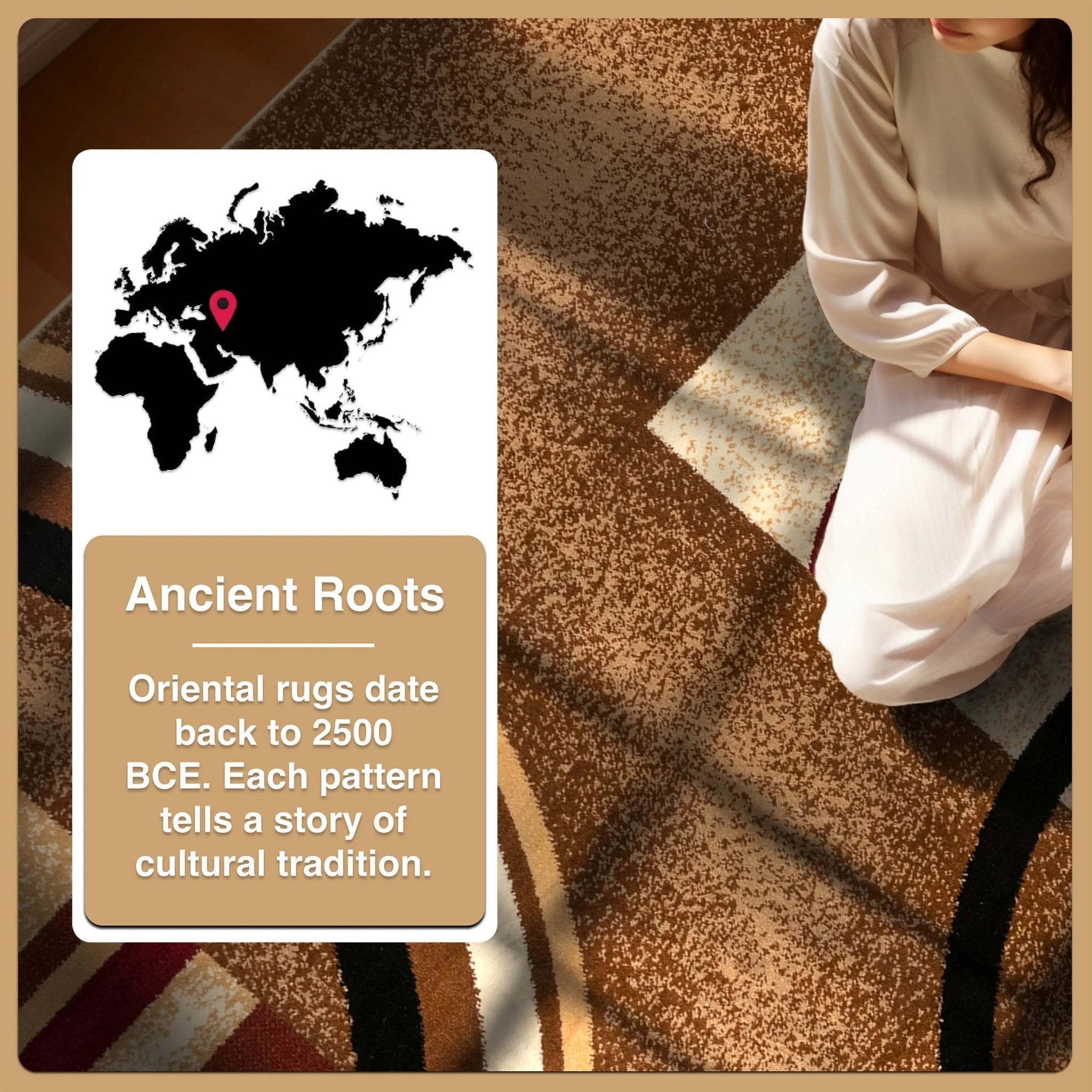 Arcs & Shapes Ivory Modern Rug Well Woven