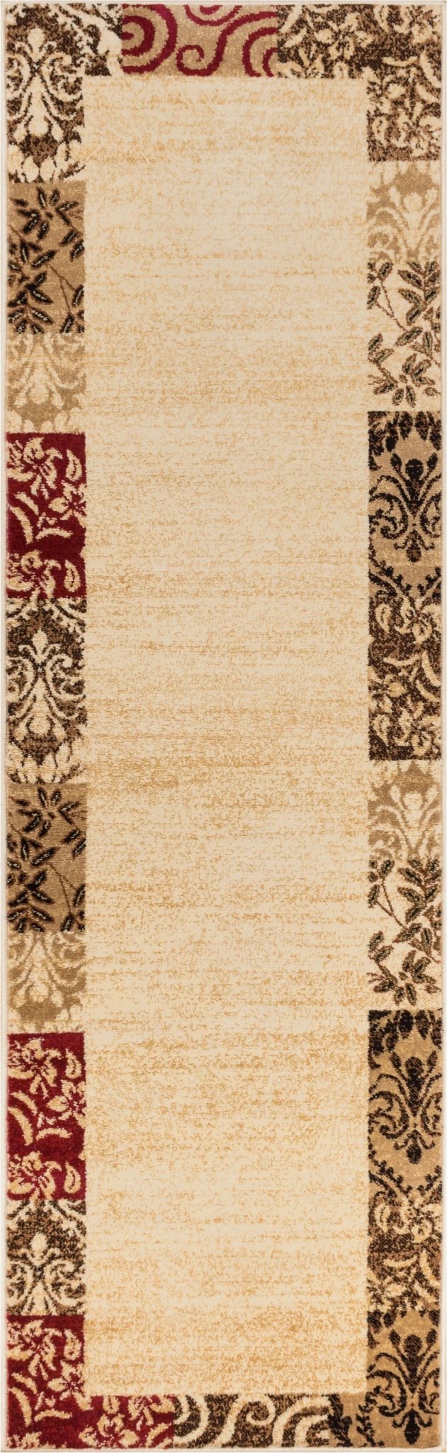Vane Willow Damask Beige Transitional Rug Well Woven