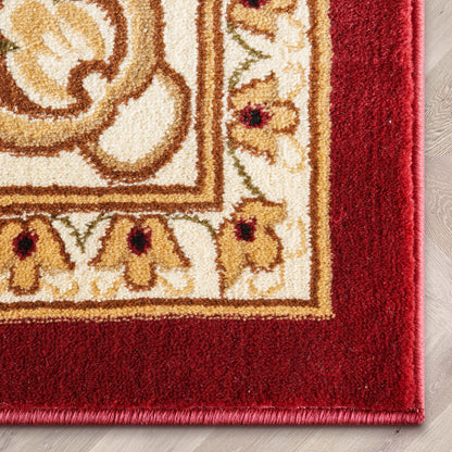 Hudson Terrace Red Traditional Rug