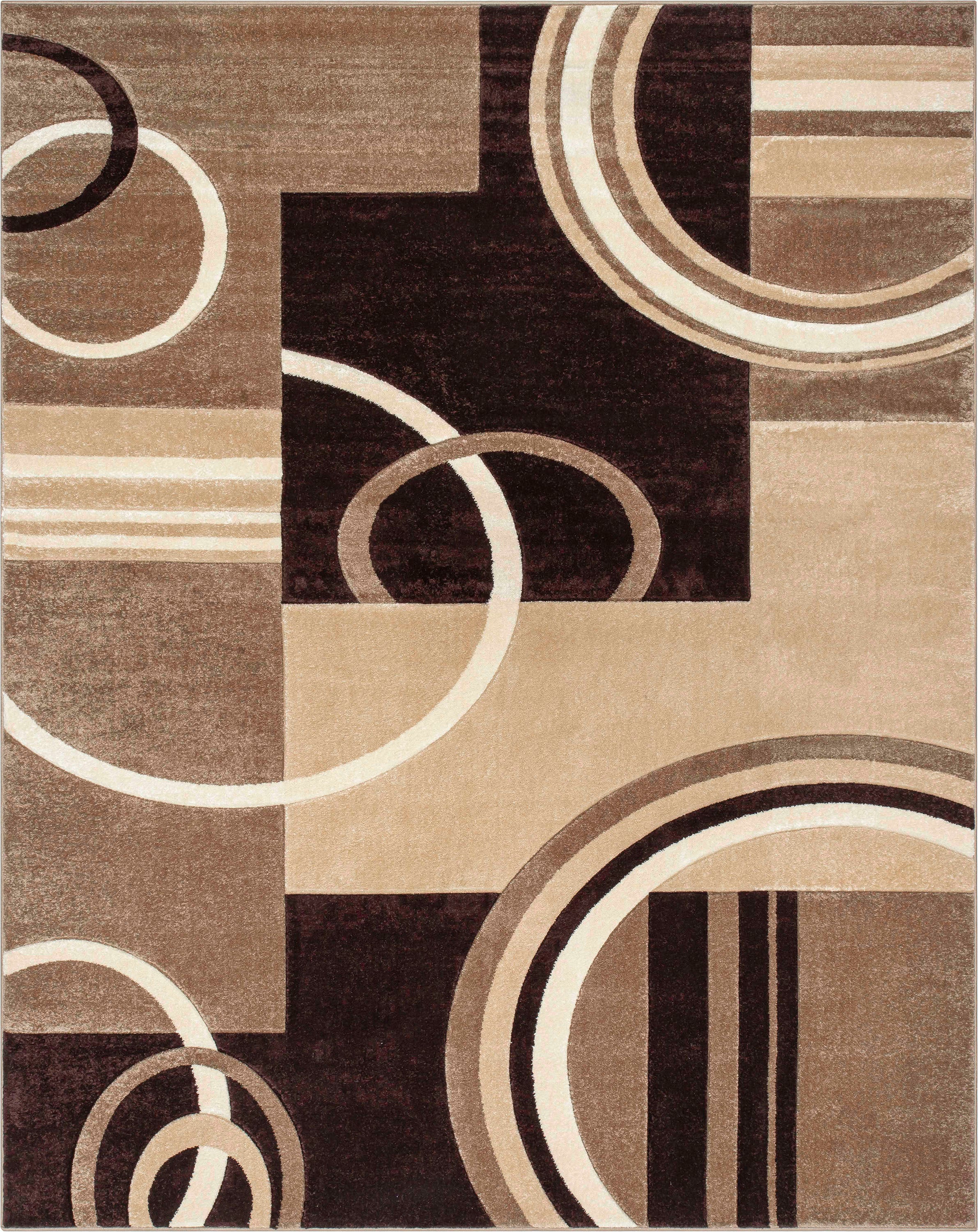 Galaxy Waves Ivory Modern Rug