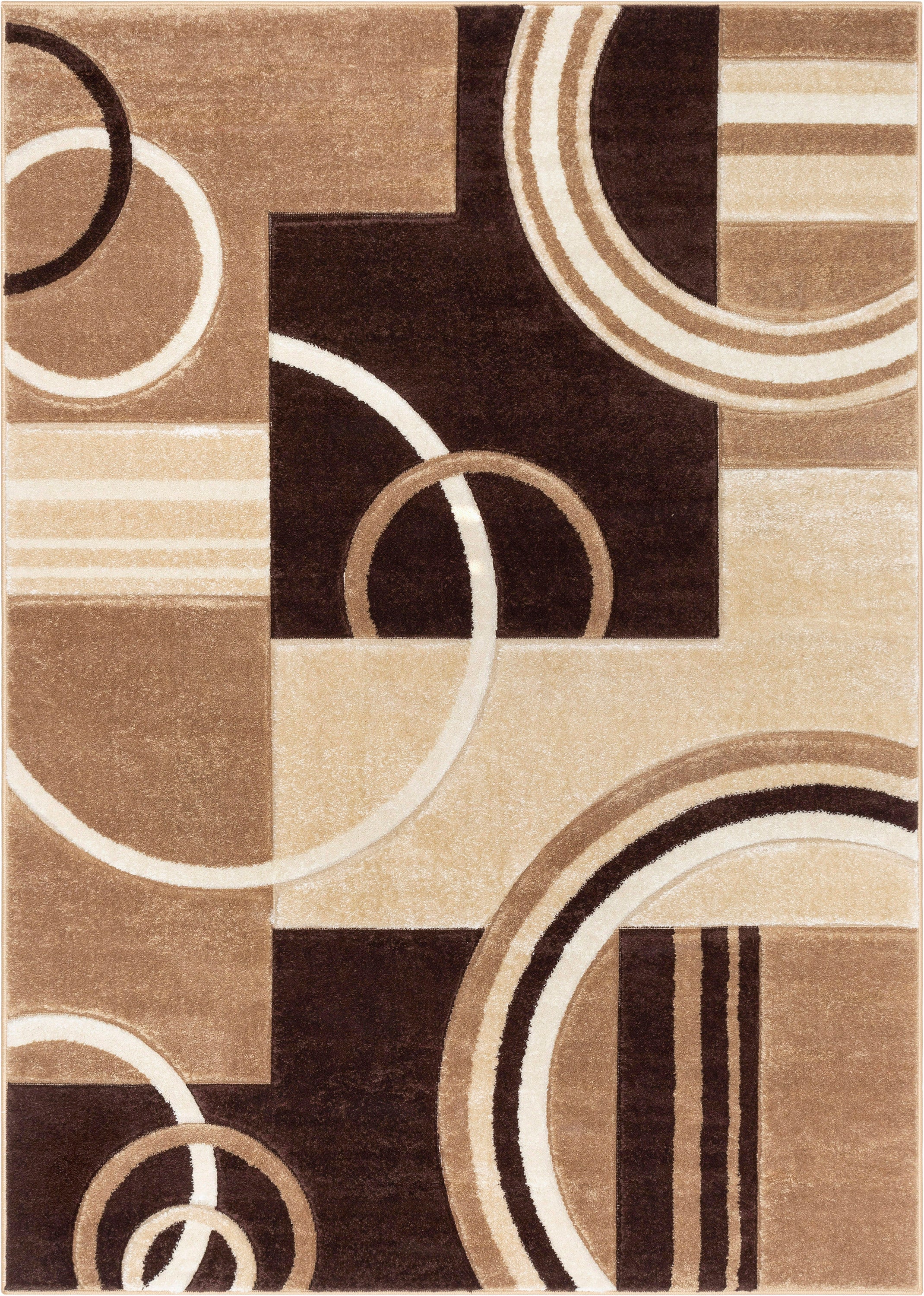 Galaxy Waves Ivory Modern Rug