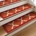 Brooklyn Trellis Red Modern Non Slip 9