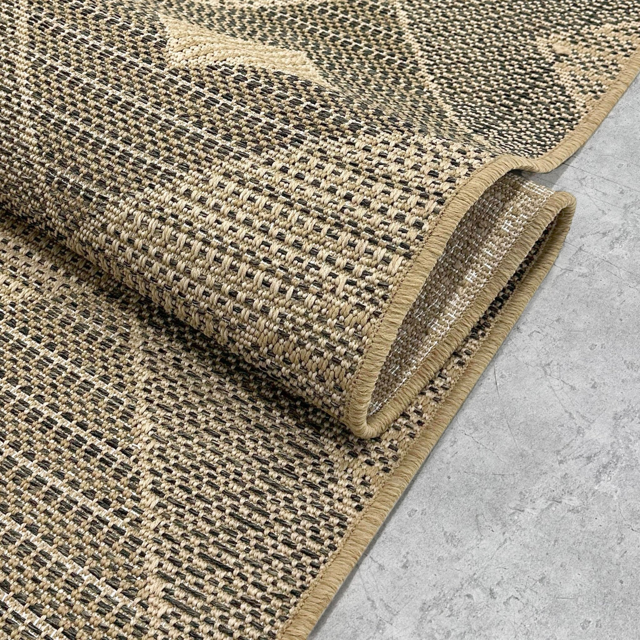 Alto Heritage Custom Size Indoor/Outdoor Runner - 27 Inches Width x Choose Your Custom Length - Well Woven - Rug Texture