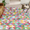 Crayola Modern Tile Geometric Bright Multi Color Area Rug By Well Woven