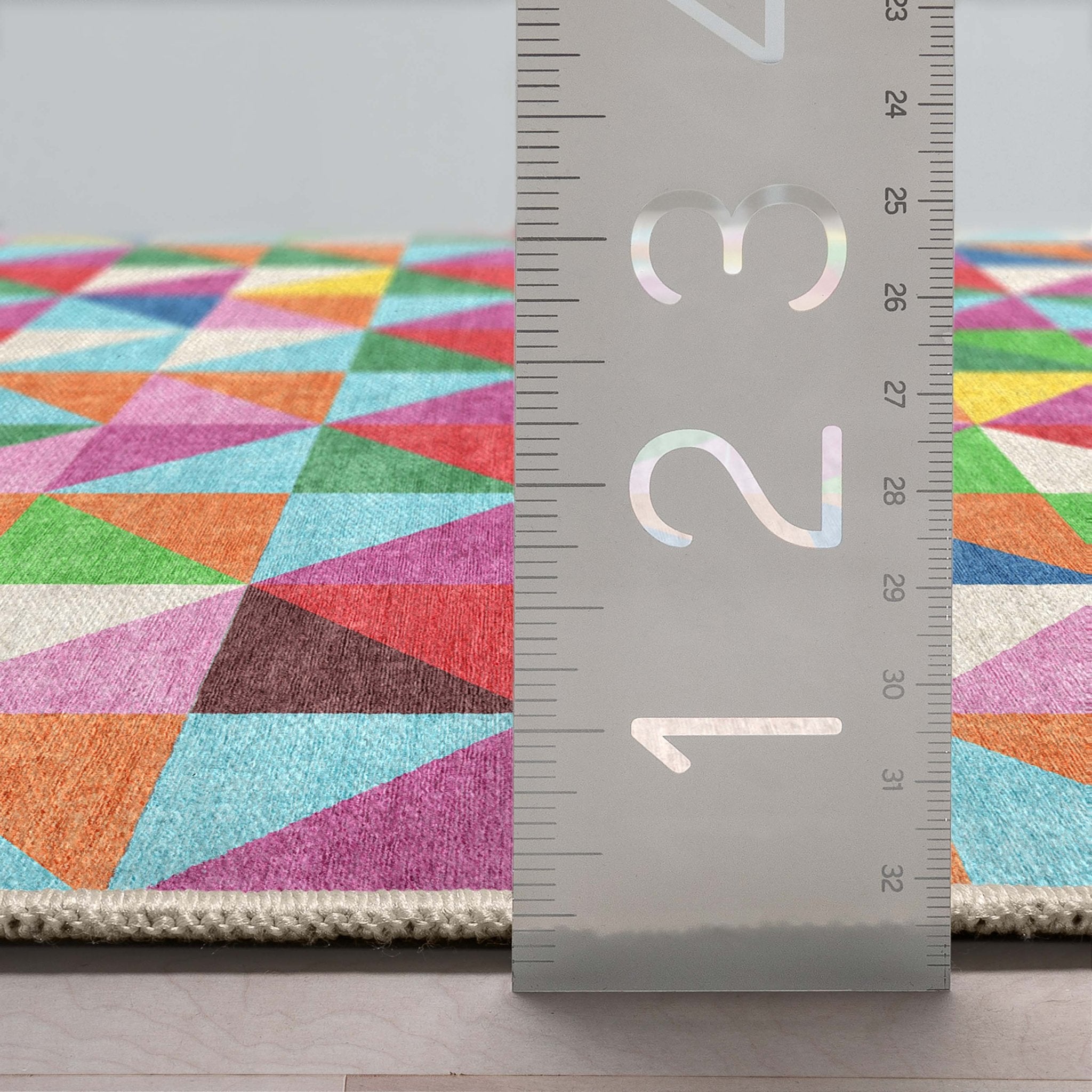 Crayola Modern Tile Geometric Bright Multi Color Area Rug By Well Woven Well Woven