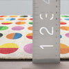 Crayola Modern Split Dots Bright Multi Color Area Rug By Well Woven