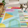 Crayola Modern Parade Multi Color Area Rug By Well Woven