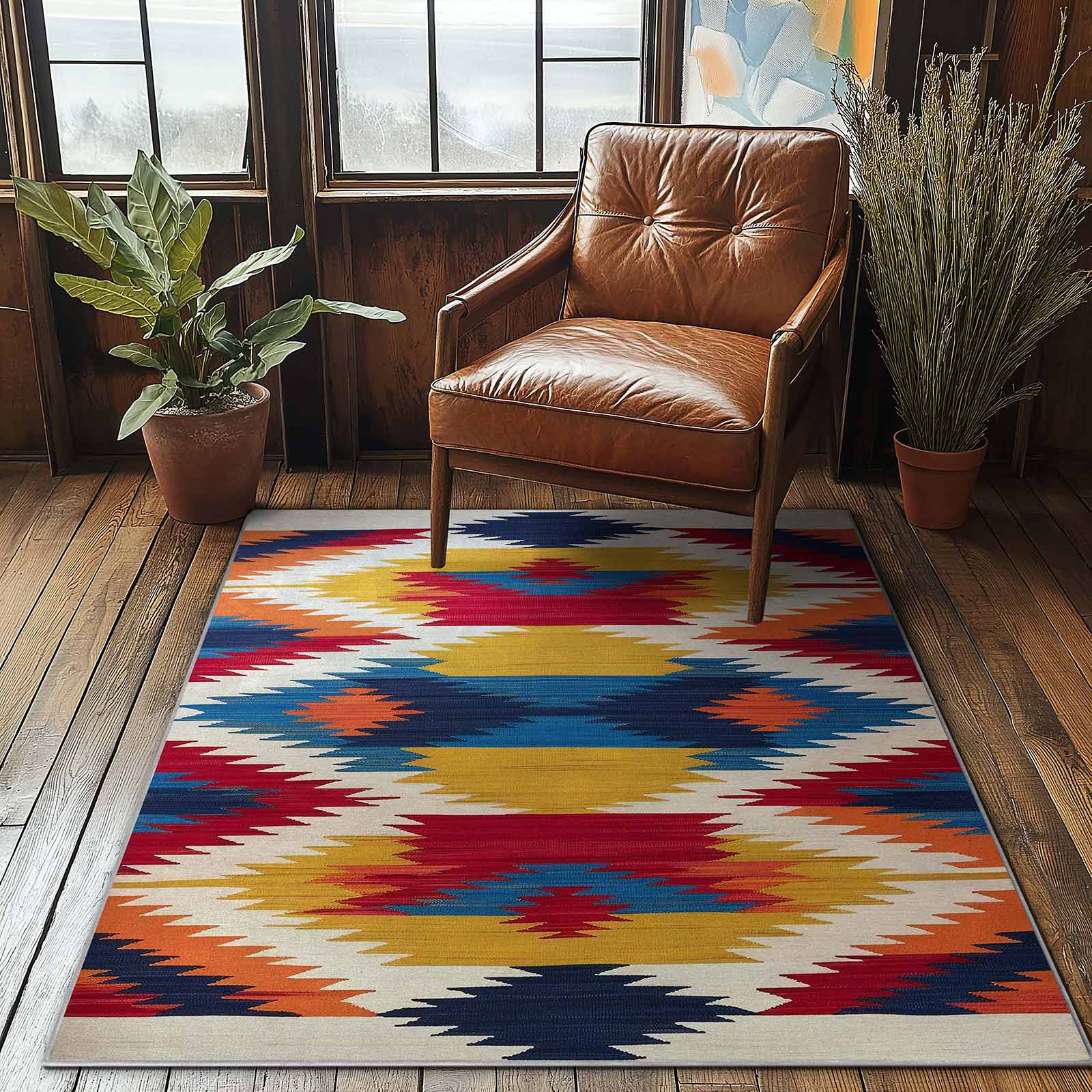 Crayola Adobe Dreams Multicolor Rug by Well Woven