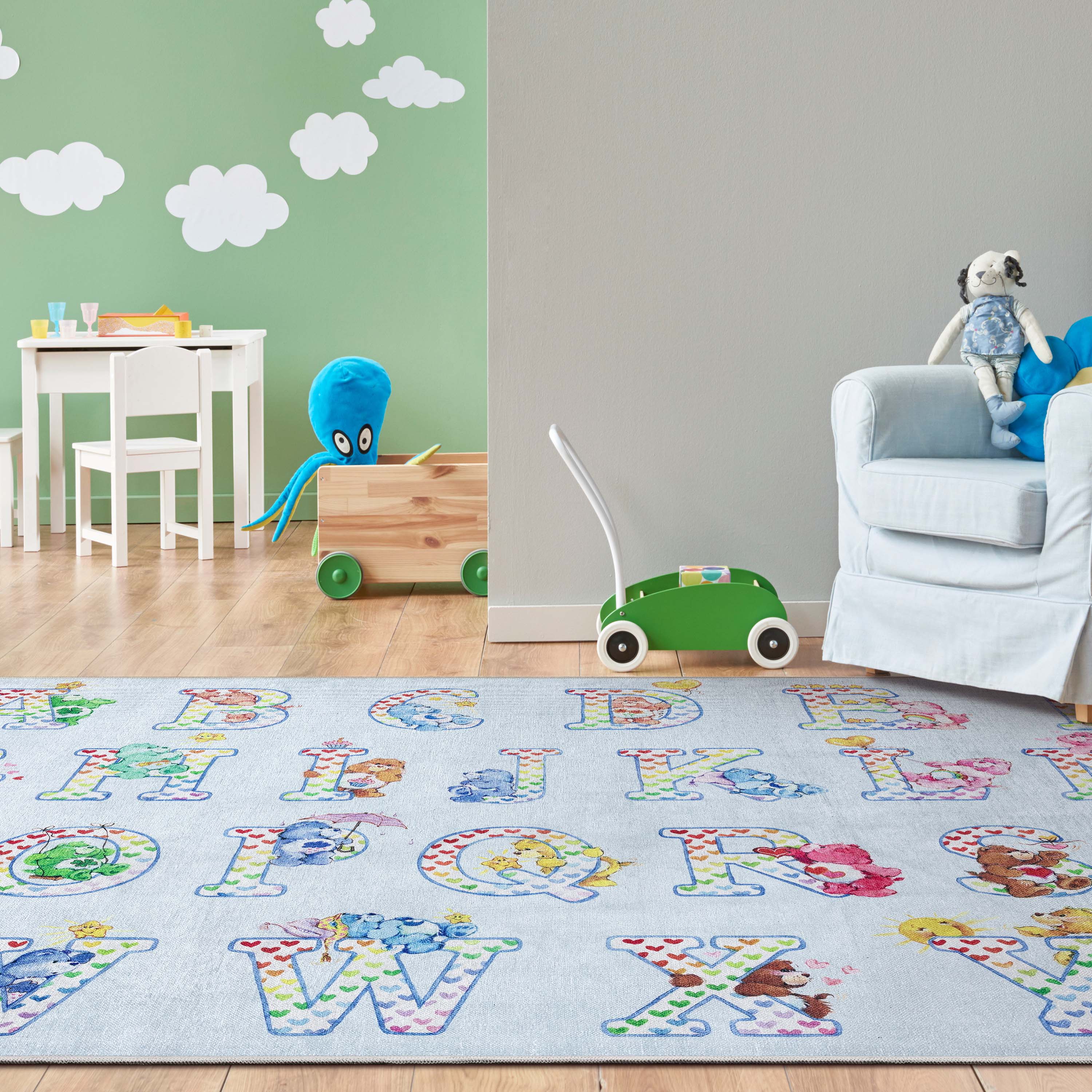 Alphabet Bear Multi Area Rug By Well Woven