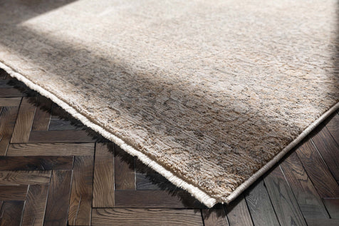 Ethos Echo Beige Floral Warm Earth Tone - Easy to Clean - Globally Inspired Patterns