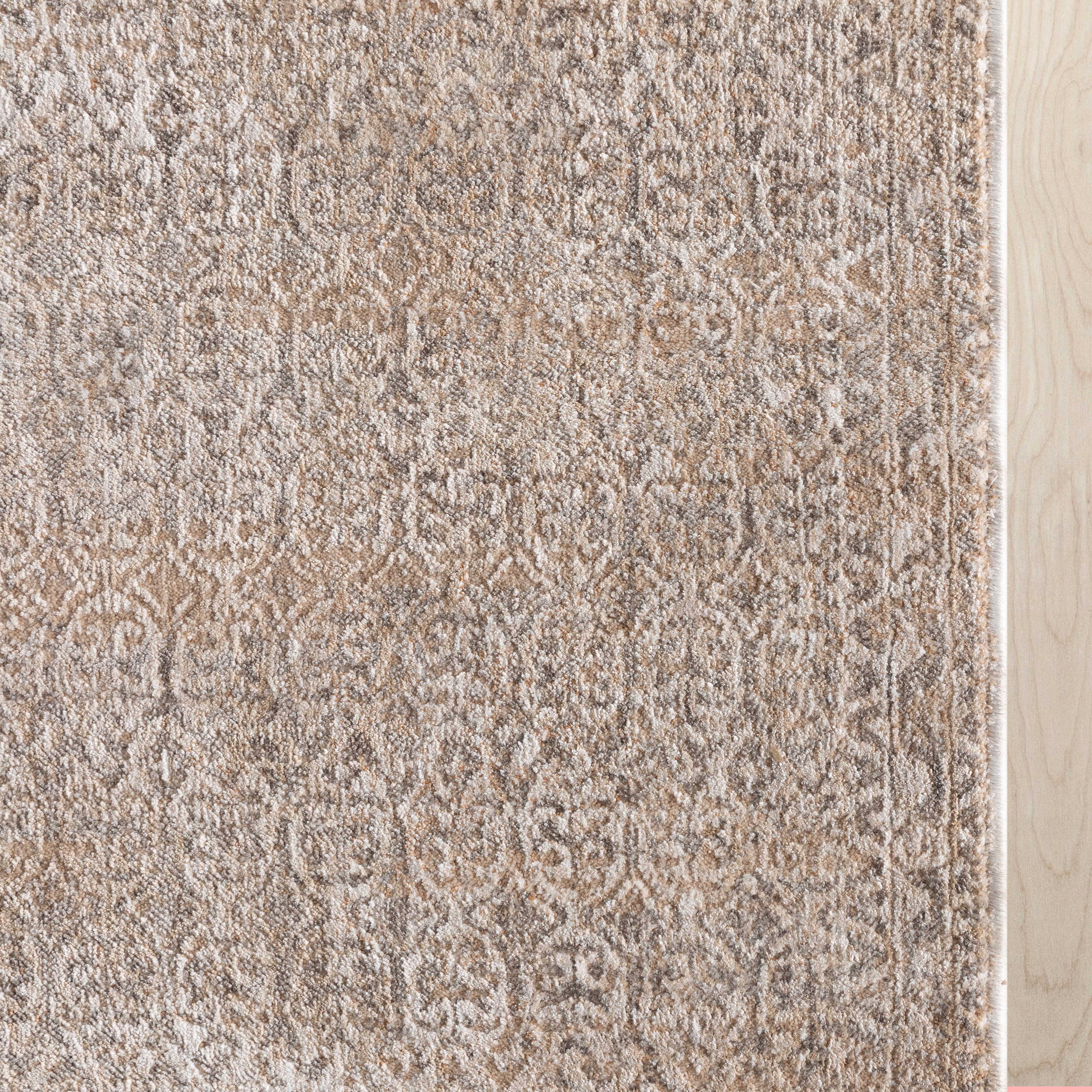 Custom Size Hallway & Stair Runner - Echo Beige Choose Your Width x Choose Your Runner Length- Made to Order Runner - Dense & Textural - Neutral Tones