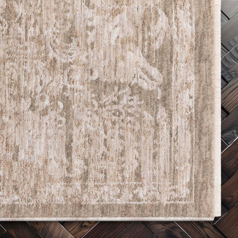 Ethos Harmony Beige Neutral Earth Tone - Easy to Clean - Globally Inspired Patterns