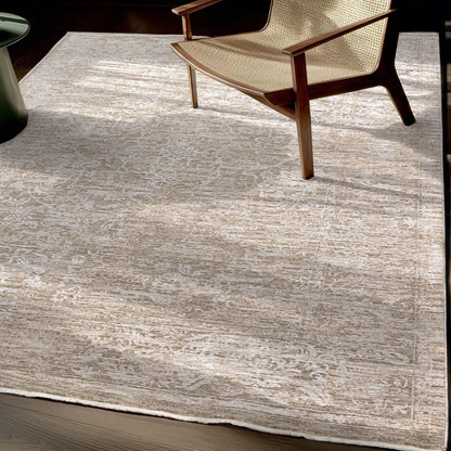 Ethos Harmony Beige Neutral Earth Tone - Easy to Clean - Globally Inspired Patterns