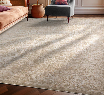 Ethos Harmony Beige Neutral Earth Tone - Easy to Clean - Globally Inspired Patterns