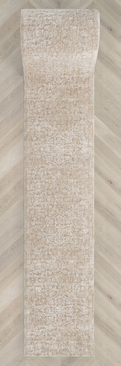 Custom Size Hallway & Stair Runner - Harmony Beige Choose Your Width x Choose Your Runner Length- Made to Order Runner - Dense & Textural - Neutral Tones