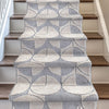 Custom Size Runner Harmony Modern Ivory/Grey Choose Your Width x Choose Your Length Hallway & Stair Runner Rug