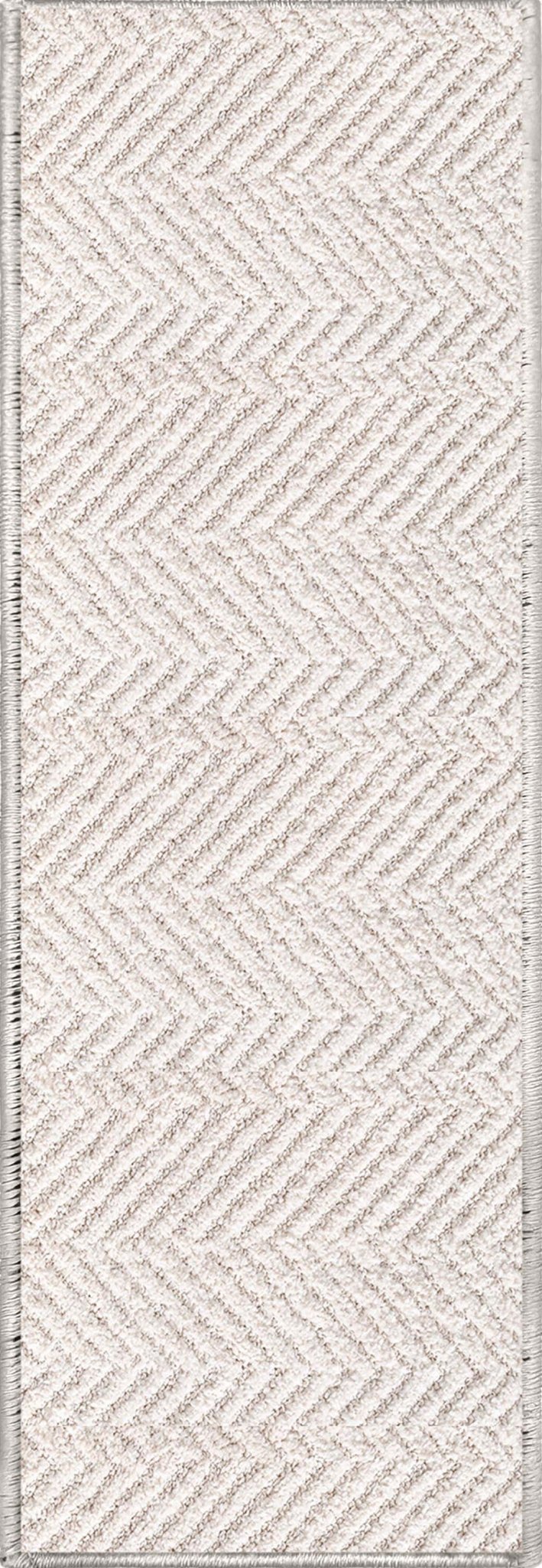 Pompeii Ivory Stair Tread Rugs - Well Woven