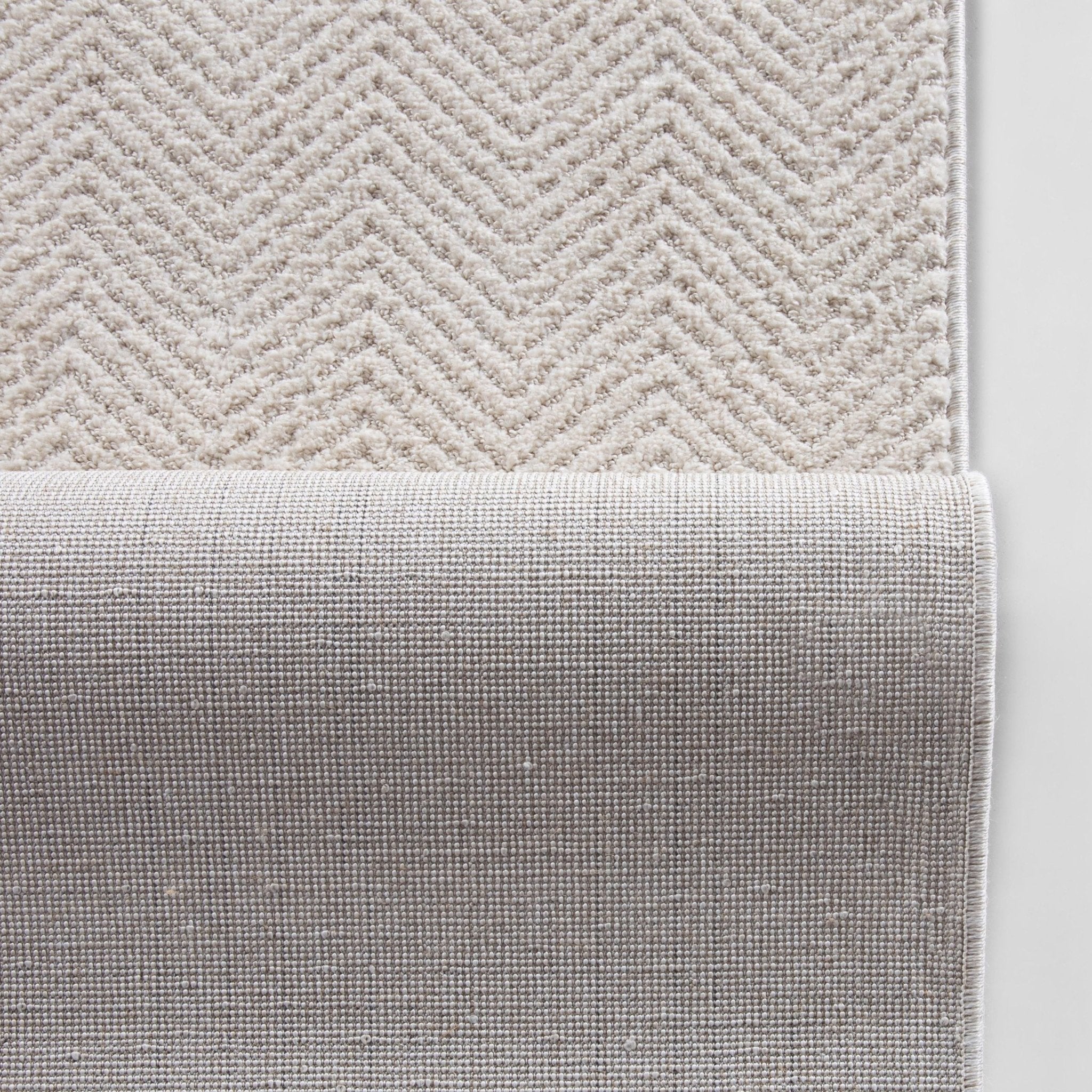 Custom Size Runner Pompeii Modern Ivory Choose Your Width x Choose Your Length Hallway & Stair Runner Rug Well Woven