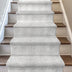 Custom Size Runner Pompeii Modern Light Grey Choose Your Width x Choose Your Length Hallway & Stair Runner Rug