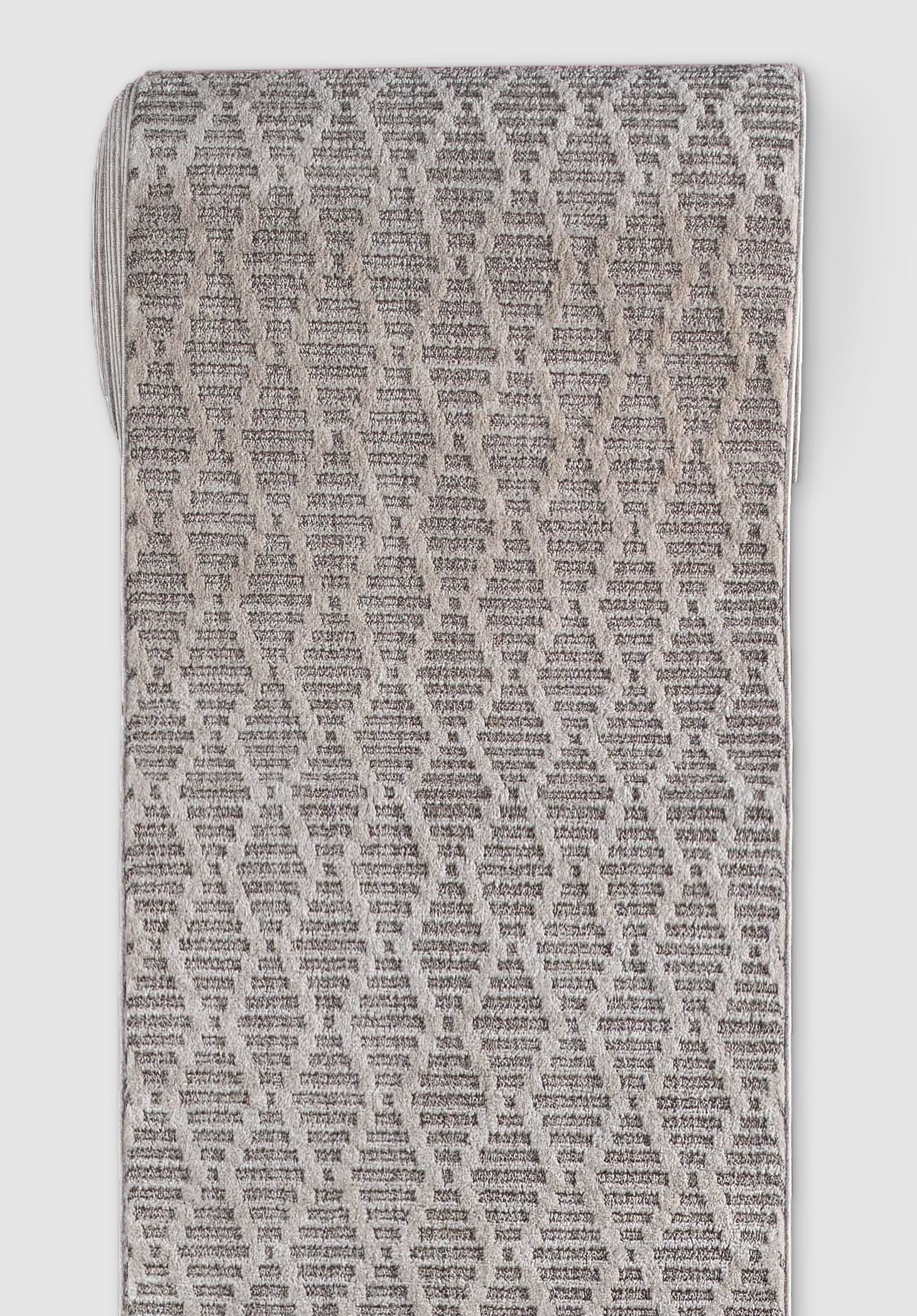 Custom Size Runner Babylon Moroccan Trellis Taupe Choose Your Width x Choose Your Length Hallway & Stair Runner Rug