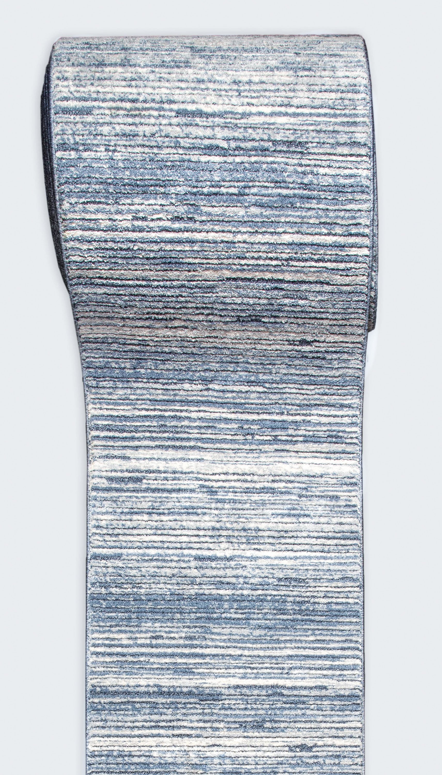 Custom Size Runner Delphi Modern Blue Choose Your Width x Choose Your Length Hallway & Stair Runner Rug