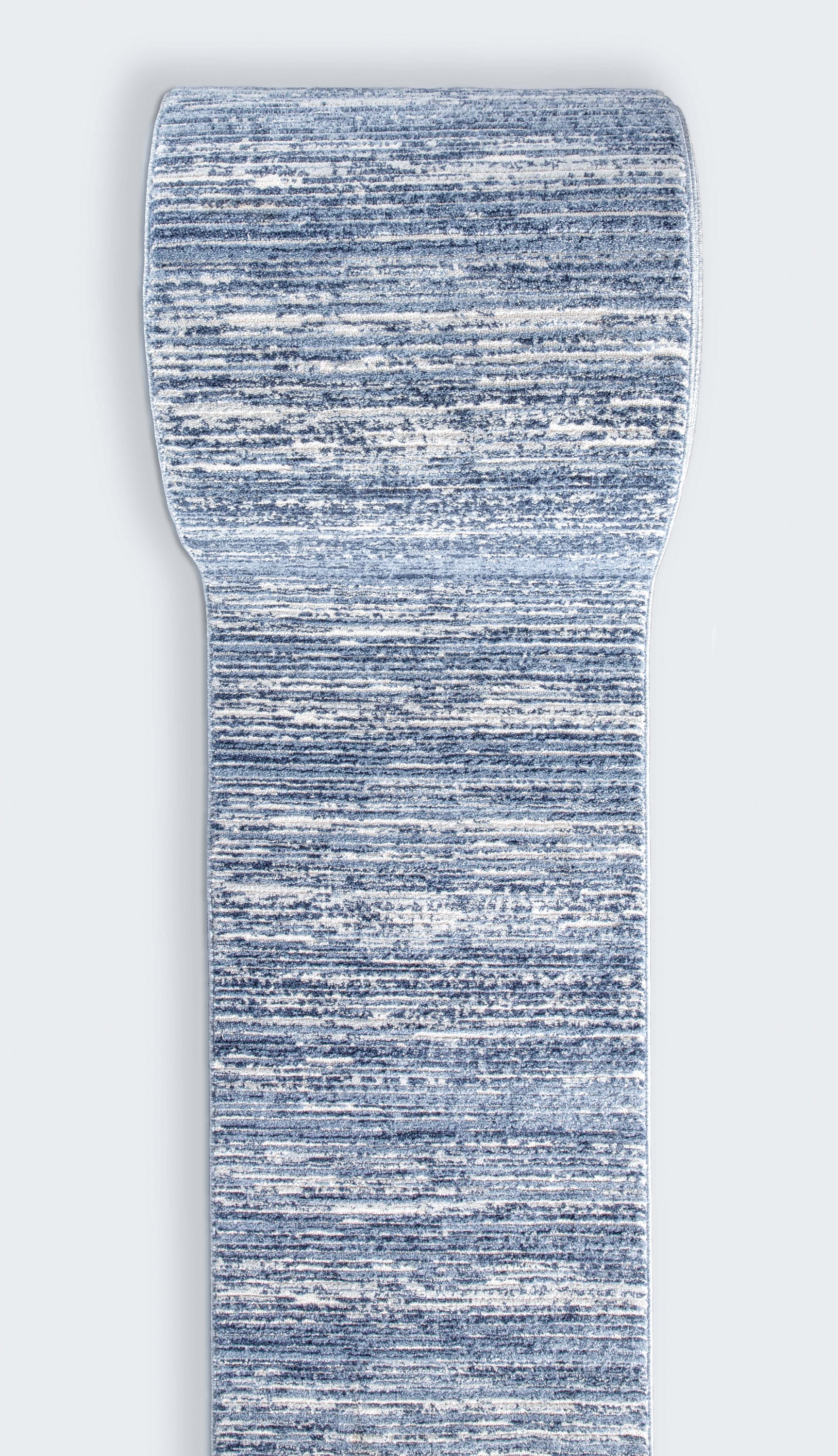 Custom Size Runner Delphi Modern Light Blue Choose Width x Length Hallway & Stair Runner