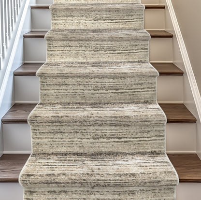 Custom Size Runner Delphi Modern Taupe Choose Width x Length Hallway & Stair Runner